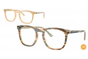 Ray-Ban RX2210V 8383 Photo Striped Brown szemüveg
