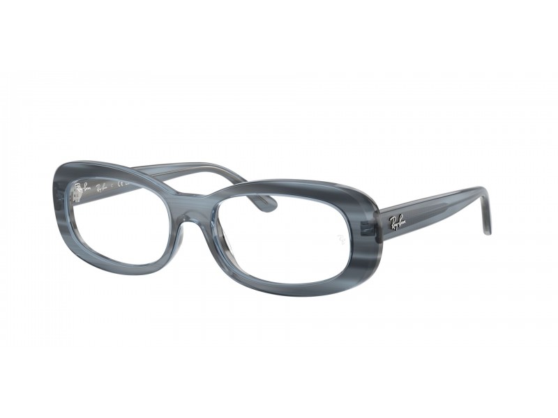 Ray-Ban RX2221V 8456 Striped Blue női demo keret