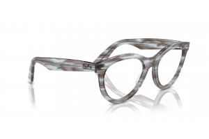 Ray-Ban RX2241V Wayfarer csíkos átlátszó kék