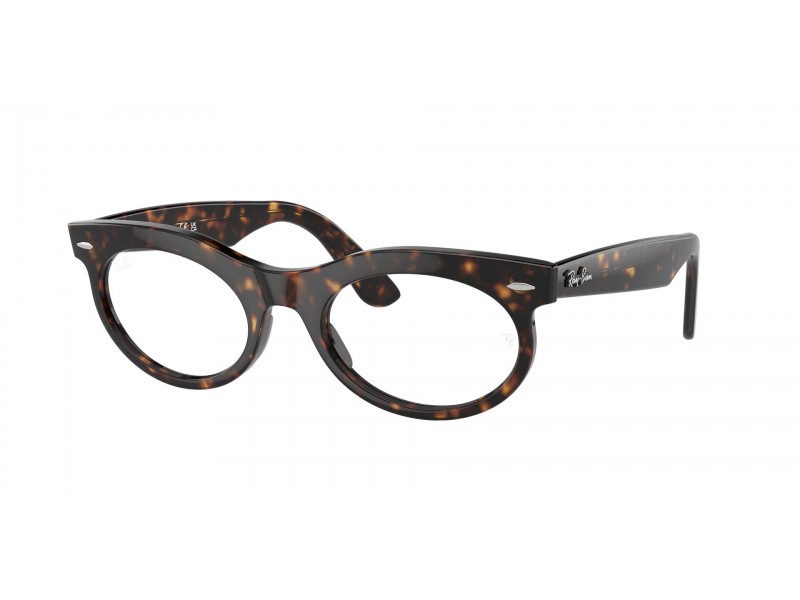 Ray-Ban RX2242V Wayfarer Oval Havana - demo lencse