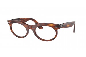 Ray-Ban RX2242V 2144 WAYFARER OVAL Striped Havana DEMO LENS szemüveg