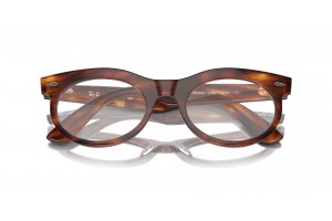 Ray-Ban RX2242V 2144 Wayfarer Oval Striped Havana - Demo lencse