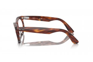 Ray-Ban RX2242V 2144 Wayfarer Oval Striped Havana - Demo lencse