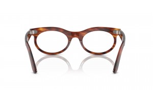 Ray-Ban RX2242V 2144 Wayfarer Oval Striped Havana - Demo lencse