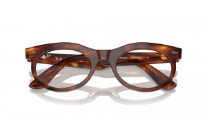 Ray-Ban RX2242V 2144 Wayfarer Oval Striped Havana - Demo lencse