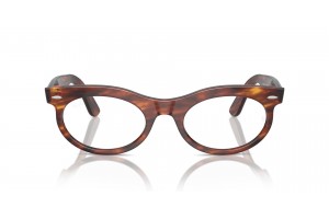 Ray-Ban RX2242V 2144 Wayfarer Oval Striped Havana - Demo lencse