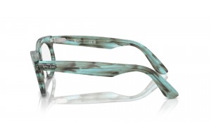 Ray-Ban RX2242V WAYFARER Oval csíkos áttetsző zöld