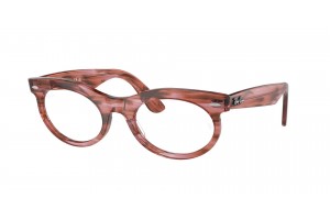 Ray-Ban RX2242V 8363 WAYFARER OVAL Striped Transparent Blue DEMO LENS szemüveg