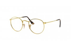 Ray-Ban RX3447V 2500 ROUND METAL Arista Gold DEMO LENS szemüveg