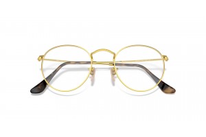 Ray-Ban RX3447V 2500 ROUND METAL Arista Gold demo lencse