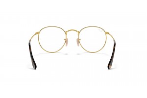 Ray-Ban RX3447V 2500 ROUND METAL Arista Gold demo lencse