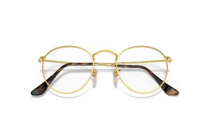 Ray-Ban RX3447V 2500 ROUND METAL Arista Gold demo lencse