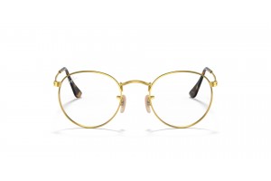 Ray-Ban RX3447V 2500 ROUND METAL Arista Gold demo lencse