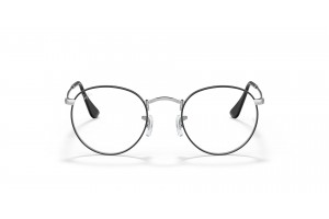 Ray-Ban RX3447V 2861 ROUND METAL - Black On Silver, demo lencse