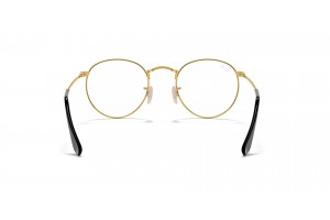 Ray-Ban RX3447V 2991 Round Metal Black On Gold