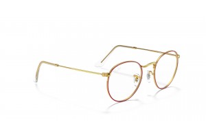 Ray-Ban RX3447V ROUND METAL Red szemüveg (demo lencse)