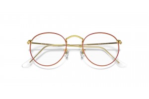Ray-Ban RX3447V ROUND METAL Red szemüveg (demo lencse)