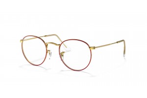 Ray-Ban RX3447V ROUND METAL Red szemüveg (demo lencse)