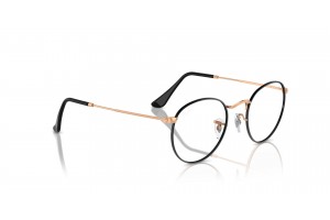 Ray-Ban RX3447V 3173 ROUND METAL fekete/rose gold