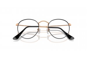 Ray-Ban RX3447V 3173 ROUND METAL fekete/rose gold