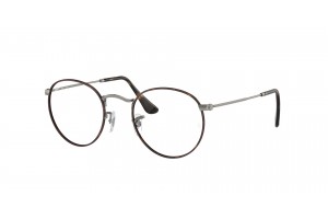 Ray-Ban RX3447V Round Metal Havana on Gunmetal szemüveg