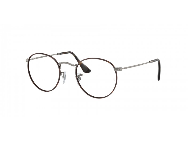 Ray-Ban RX3447V Round Metal Havana on Gunmetal szemüveg