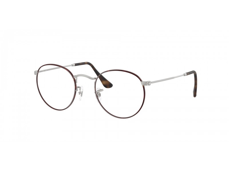 Ray-Ban RX3447V 3194 Kerek fém Matt Havana demo lencse