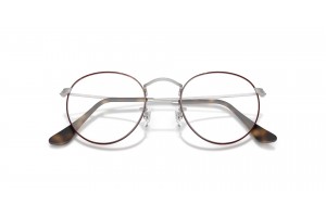 Ray-Ban RX3447V 3194 Kerek fém Matt Havana demo lencse