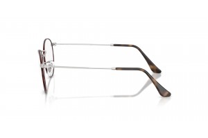 Ray-Ban RX3447V 3194 Kerek fém Matt Havana demo lencse