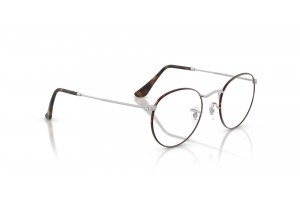 Ray-Ban RX3447V 3194 Kerek fém Matt Havana demo lencse