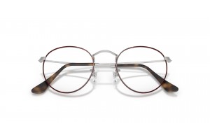 Ray-Ban RX3447V 3194 Kerek fém Matt Havana demo lencse