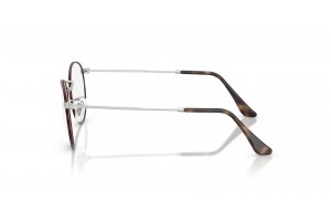 Ray-Ban RX3447V 3194 Kerek fém Matt Havana demo lencse