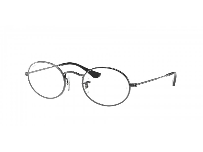Ray-Ban RX3547V 2502 ovális gunmetal szemüveg (demo)