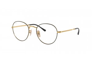 Ray-Ban RX3582V 2946 DAVID Black On Gold DEMO LENS szemüveg