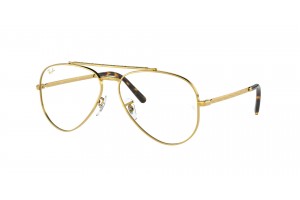 Ray-Ban RX3625V 3086 NEW AVIATOR Gold DEMO LENS szemüveg