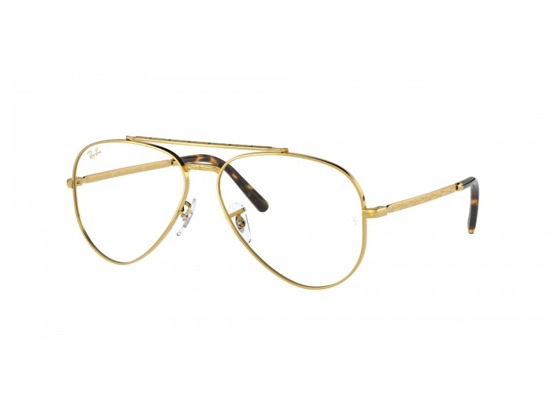 Ray-Ban RX3625V New Aviator Gold - demo lencse