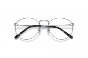 Ray-Ban RX3637V 2501 ROUND ezüst - demo lencse