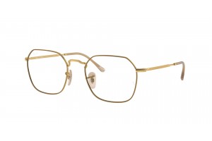 Ray-Ban RX3694V JIM Beige On Gold - dioptriás keret