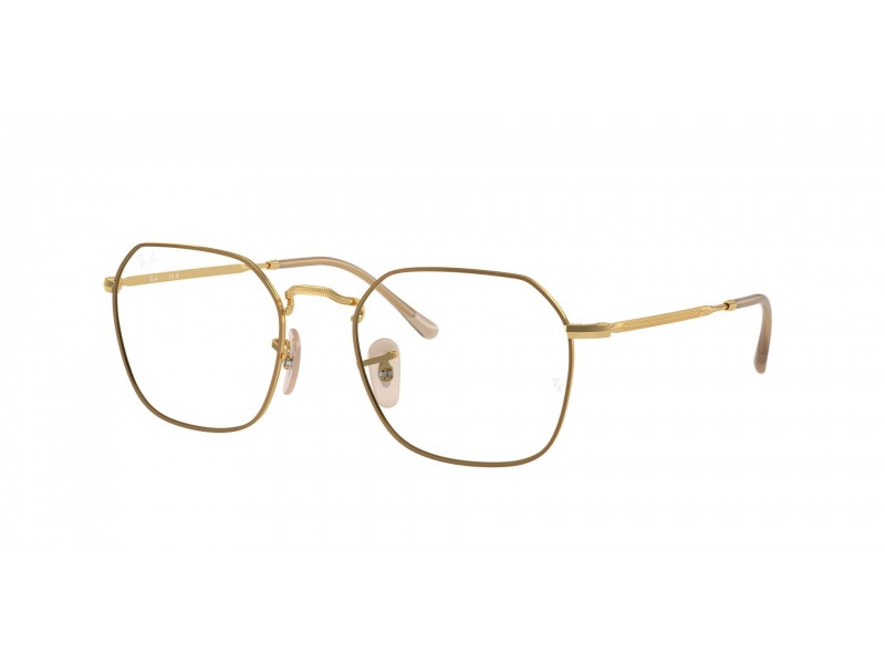 Ray-Ban RX3694V JIM Beige On Gold - dioptriás keret