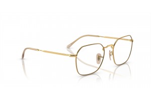 Ray-Ban RX3694V JIM Beige On Gold - dioptriás keret