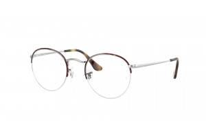 Ray-Ban RX3947V 3178 ROUND GAZE Havana On Silver DEMO LENS szemüveg