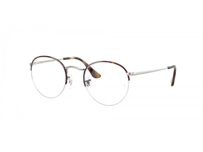 Ray-Ban ROUND GAZE Havana Silver - demo