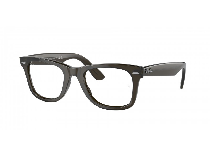 Ray-Ban RX4340V 8224 Wayfarer átlátszó olívazöld