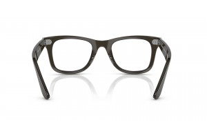 Ray-Ban RX4340V 8224 Wayfarer átlátszó olívazöld