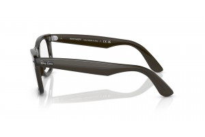 Ray-Ban RX4340V 8224 Wayfarer átlátszó olívazöld