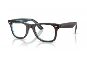 Ray-Ban RX4340V WAYFARER EASE barna/transzparens kék