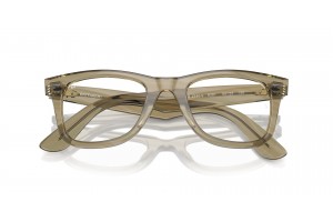 Ray-Ban RX4340V 8381 Wayfarer - Photo Striped Grey