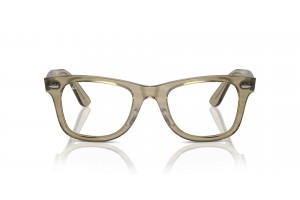 Ray-Ban RX4340V 8381 Wayfarer - Photo Striped Grey