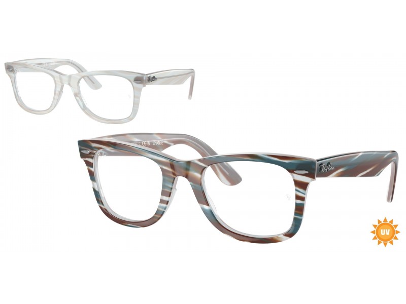 Ray-Ban RX4340V 8382 Light Blue - demo lencse