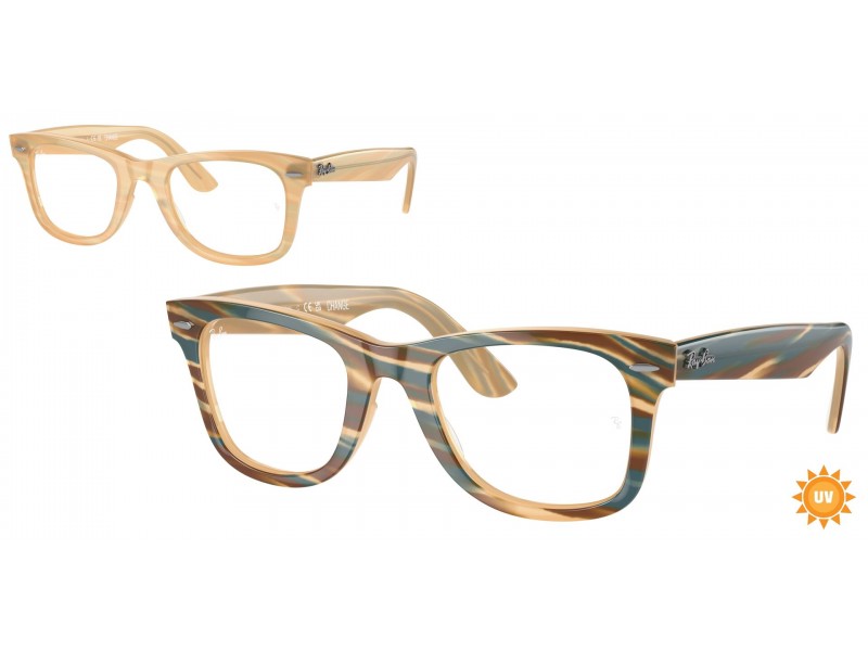 Ray-Ban RX4340V Wayfarer barna szemüveg